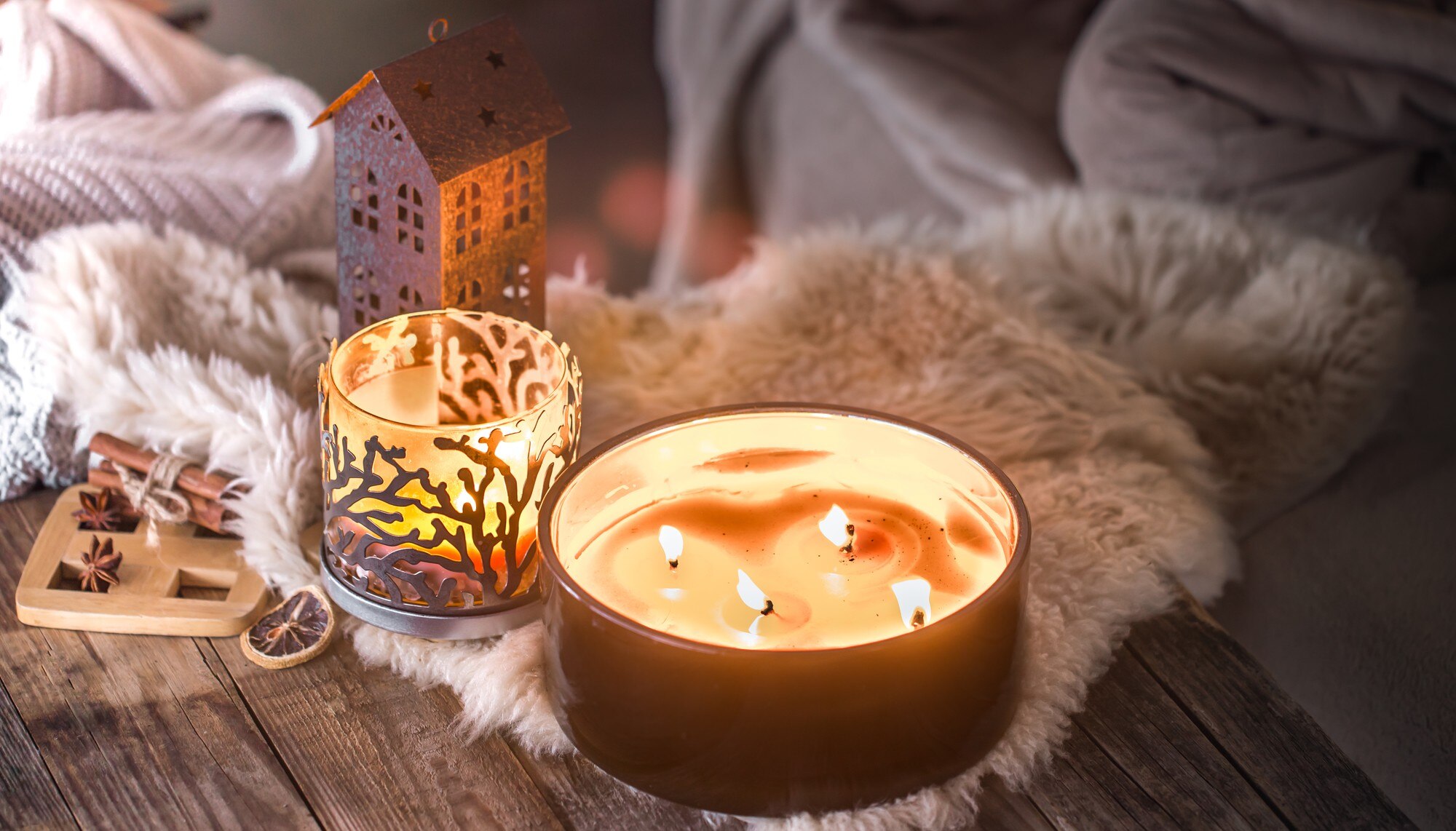 Experience the Sweet Glow of Natural Honey Candles