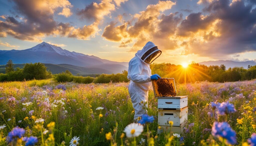 honey harvesting