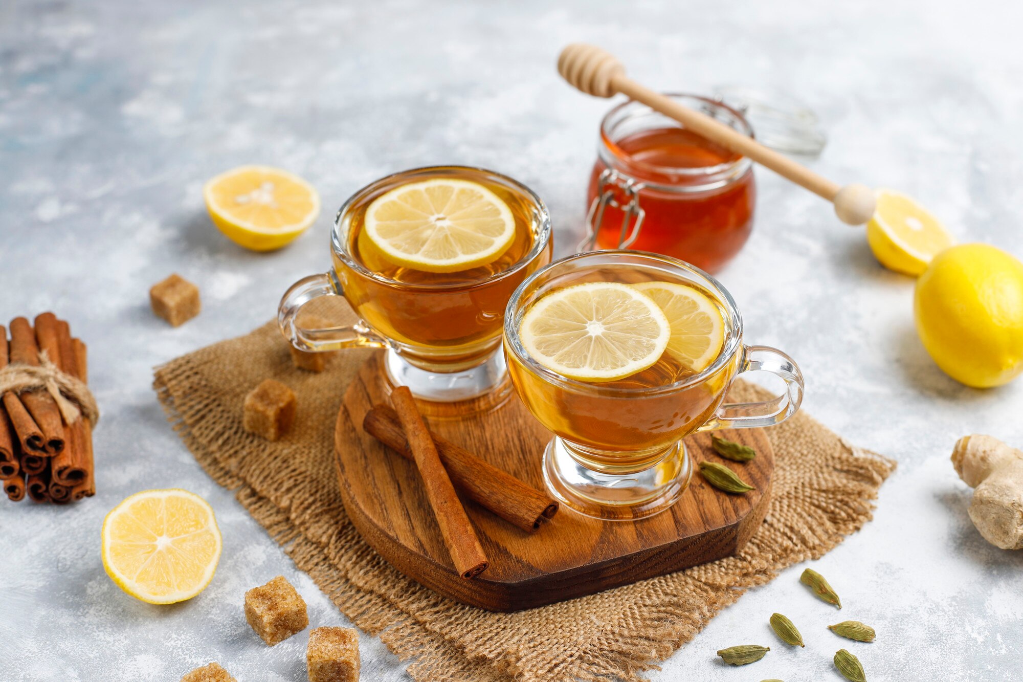 honey lemon tea