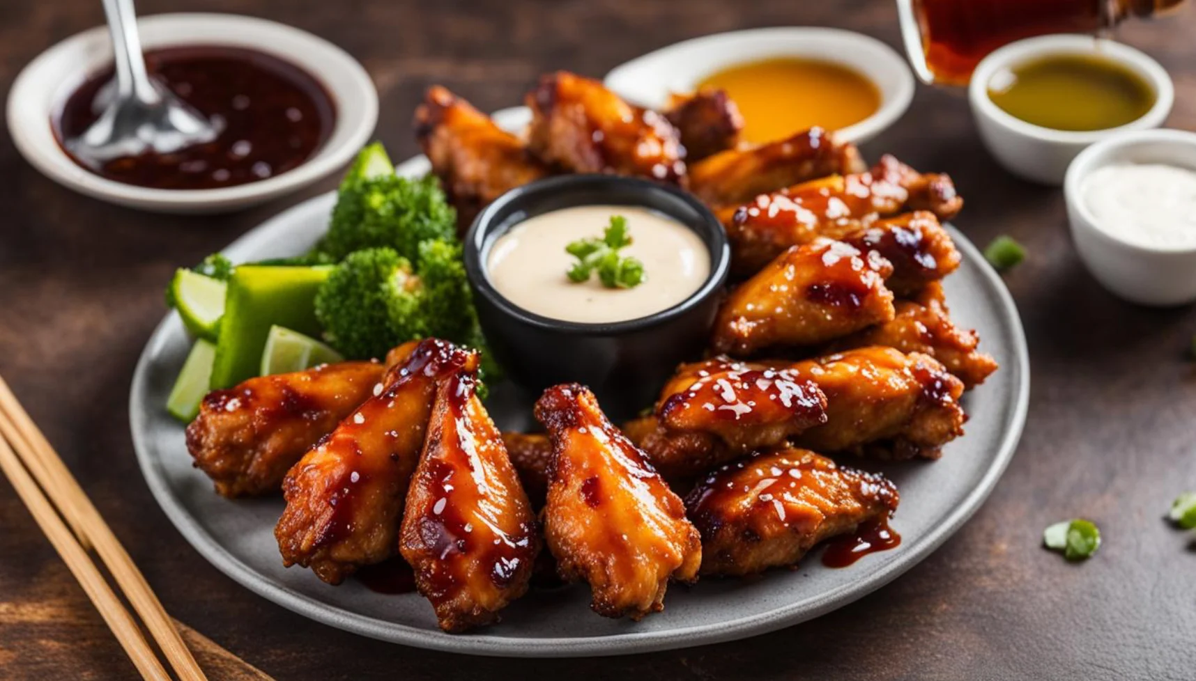 honey chicken wings